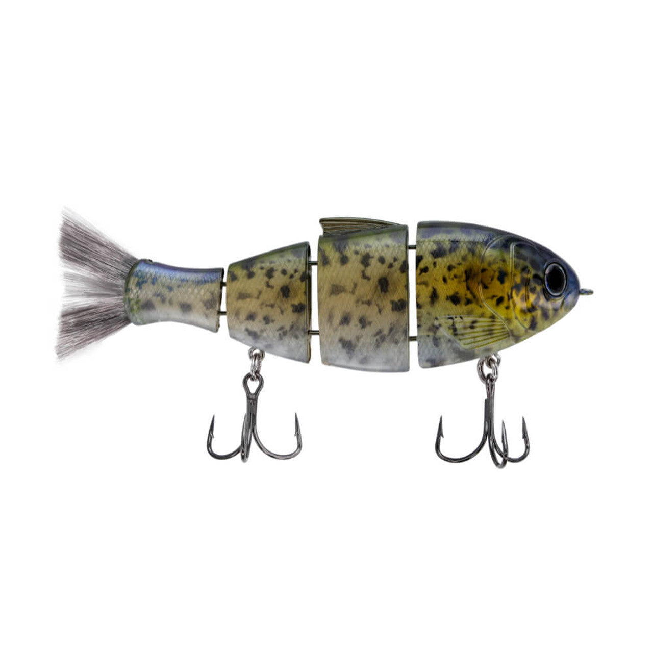 Bucca Brand 5in Bull Shad handcrafted fishing lure - color options