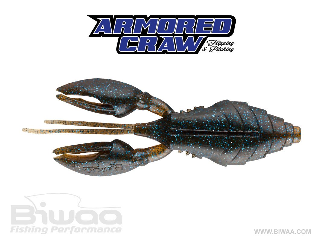 Biwaa Armored Craw 4" French soft plastic bait - color options