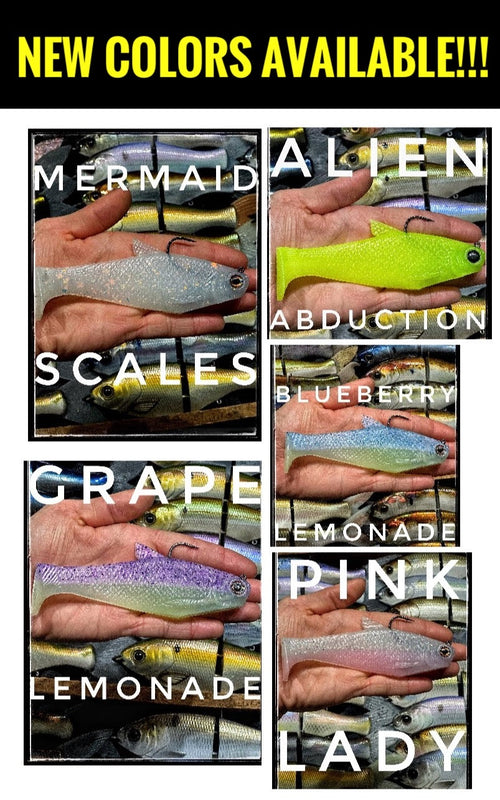 6" Bacca Burrito Medium Sink by Bull Shad Swimbaits product image 1 of 19