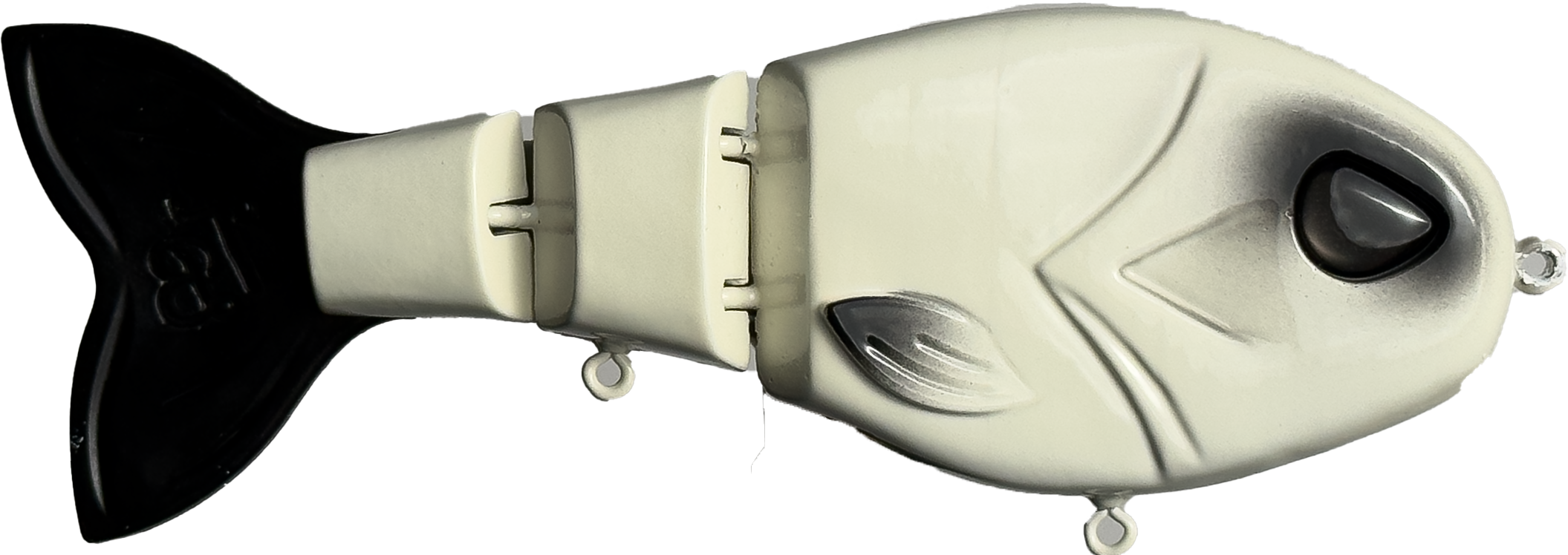 Throwback Baits Flee Shad - Bone