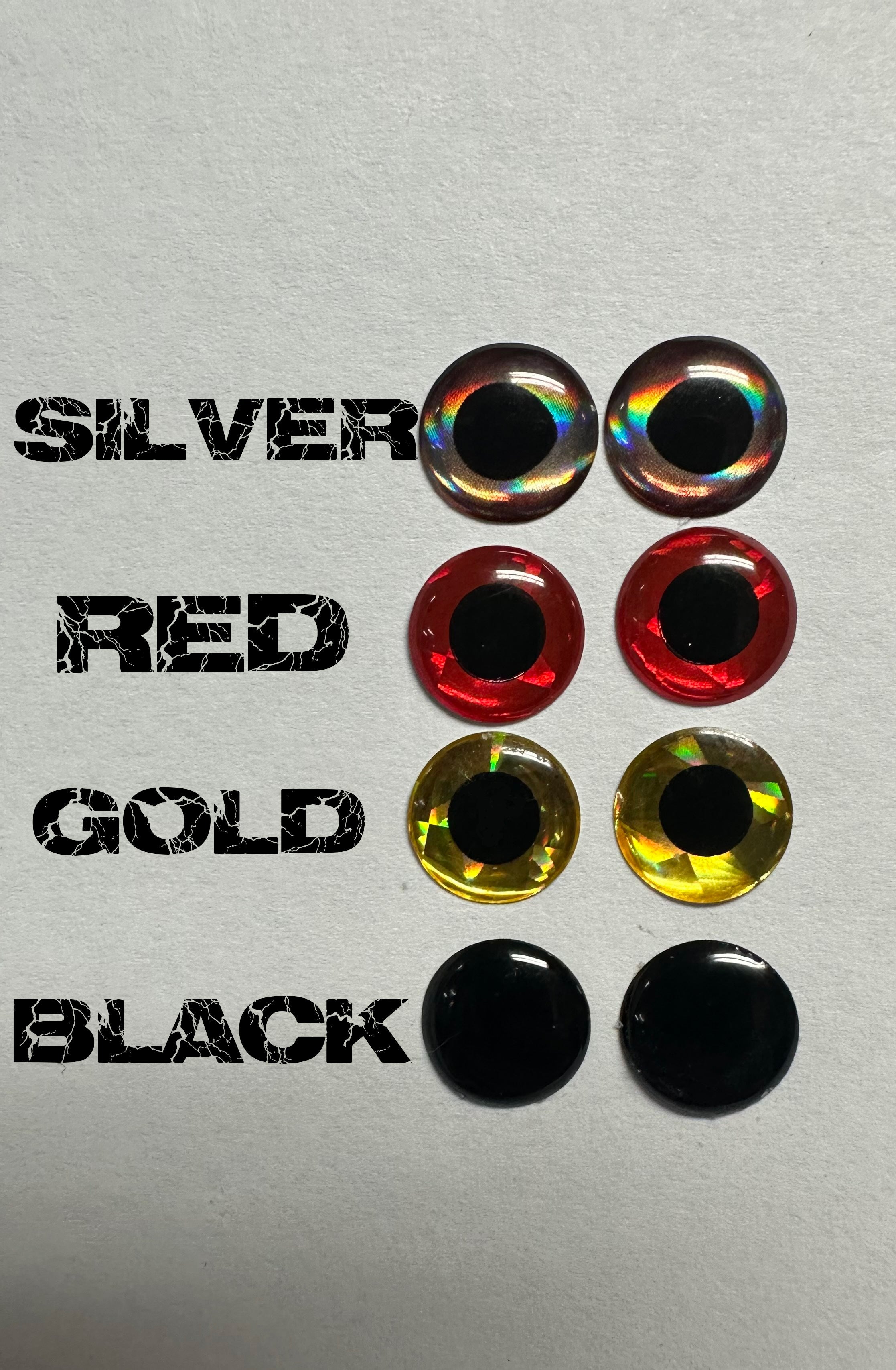 Bacca Burrito and Nacho Replacement Eyes by Bull Shad Swimbaits product image 1 of 1