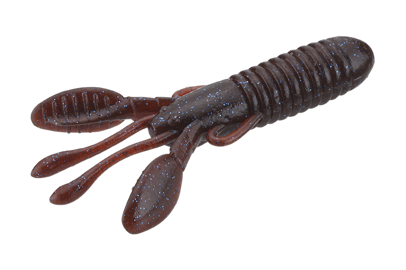 Jackall Cover Craw 3 Japanese soft plastic bait - side view