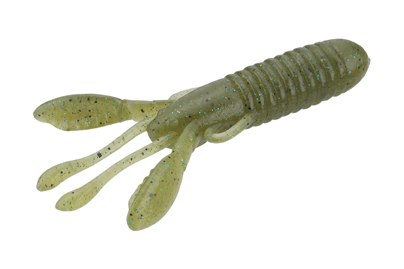 Jackall Cover Craw 3 Japanese soft plastic bait - in action