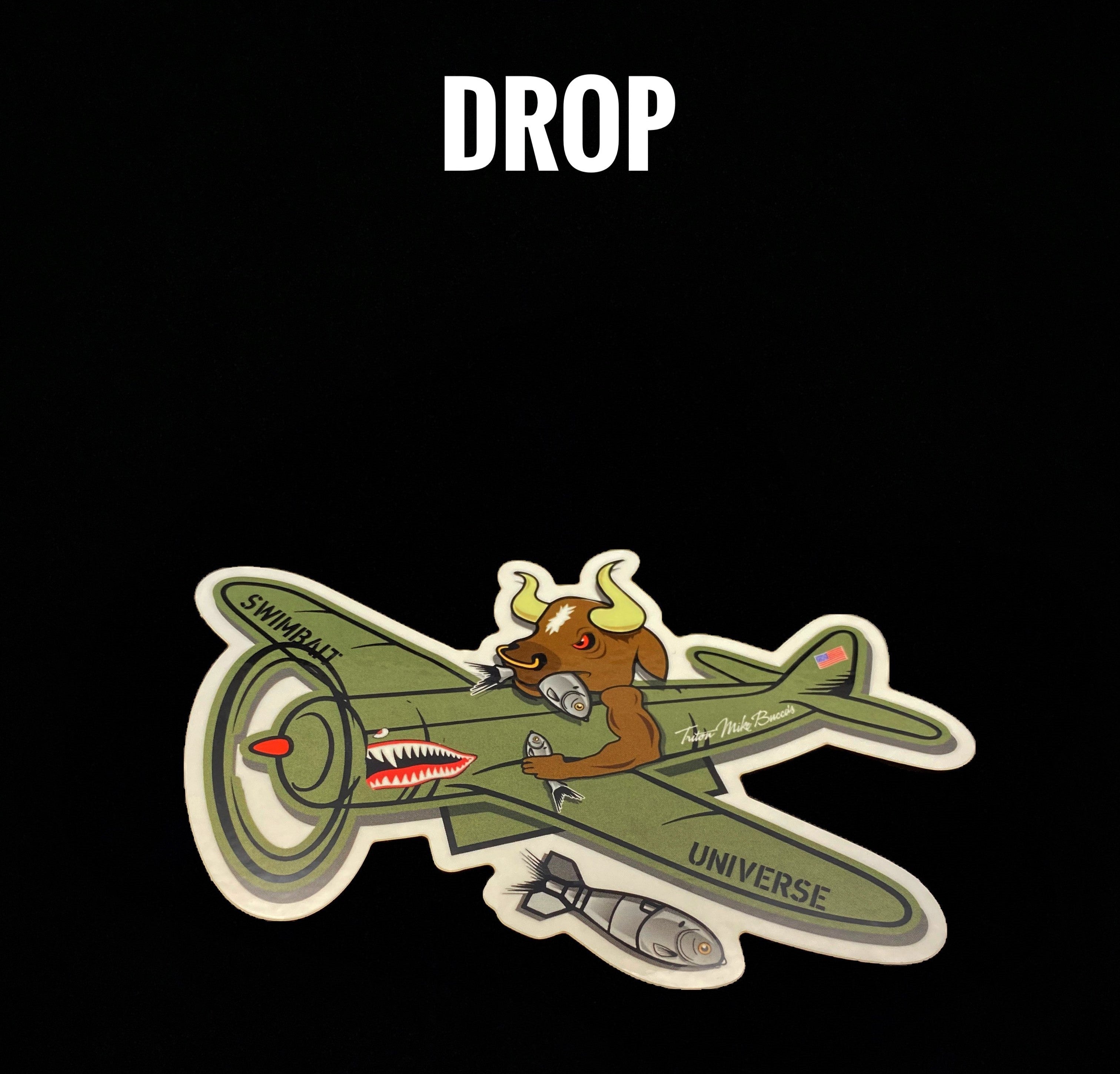 Bull Shad Drop Sticker by Bull Shad Swimbaits product image 1 of 1