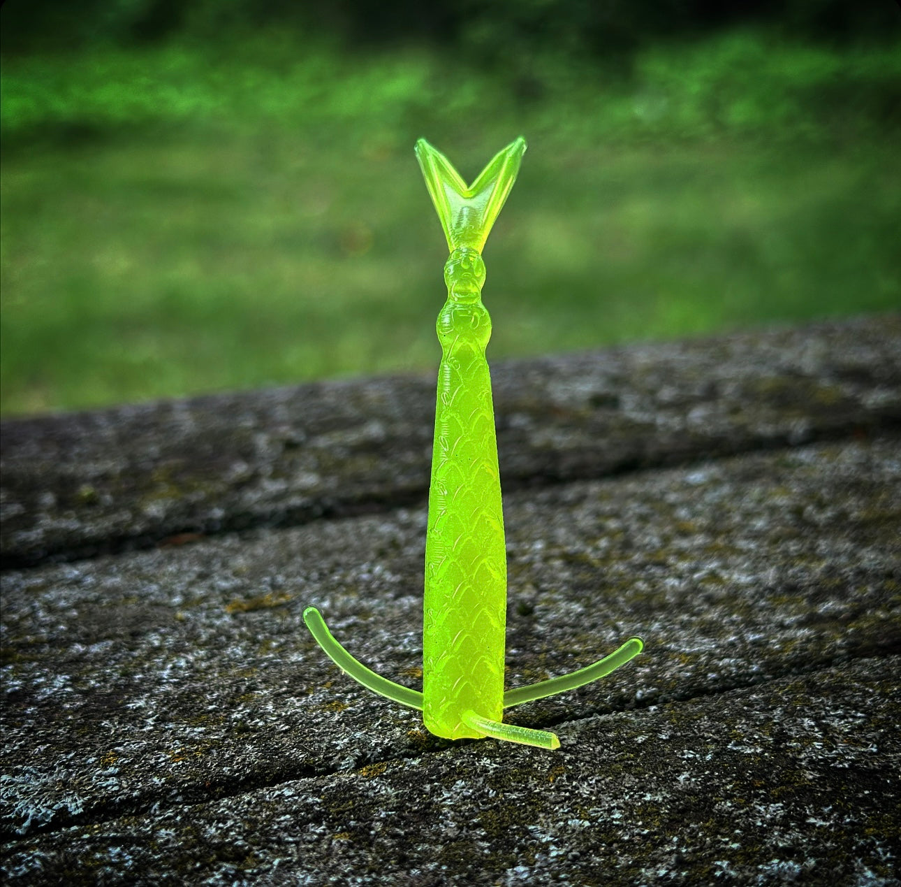 Fish or Die Sharpshooter hand-poured soft plastic bait - in action