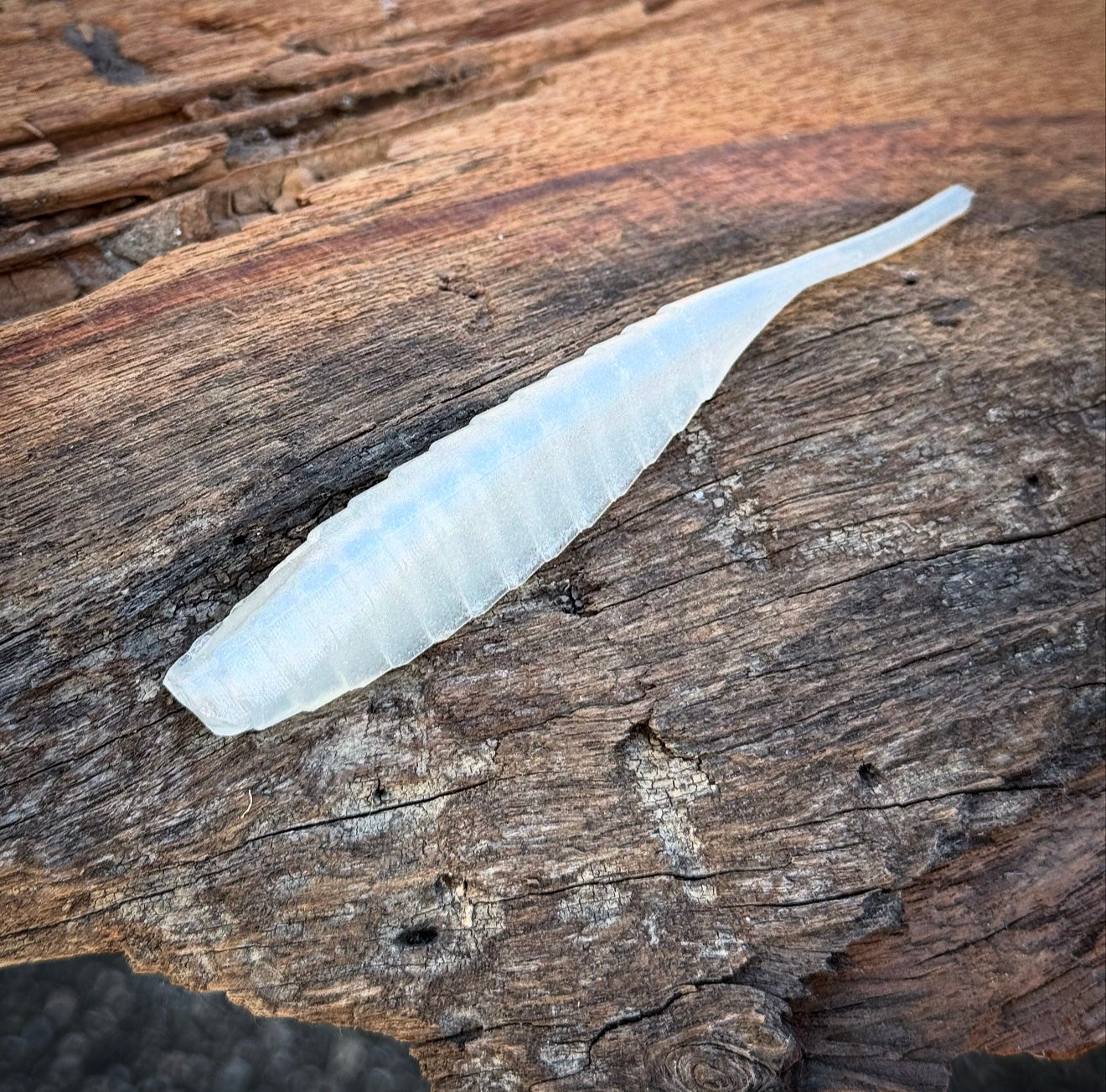 Fish or Die SHIV hand-poured soft plastic bait - side view