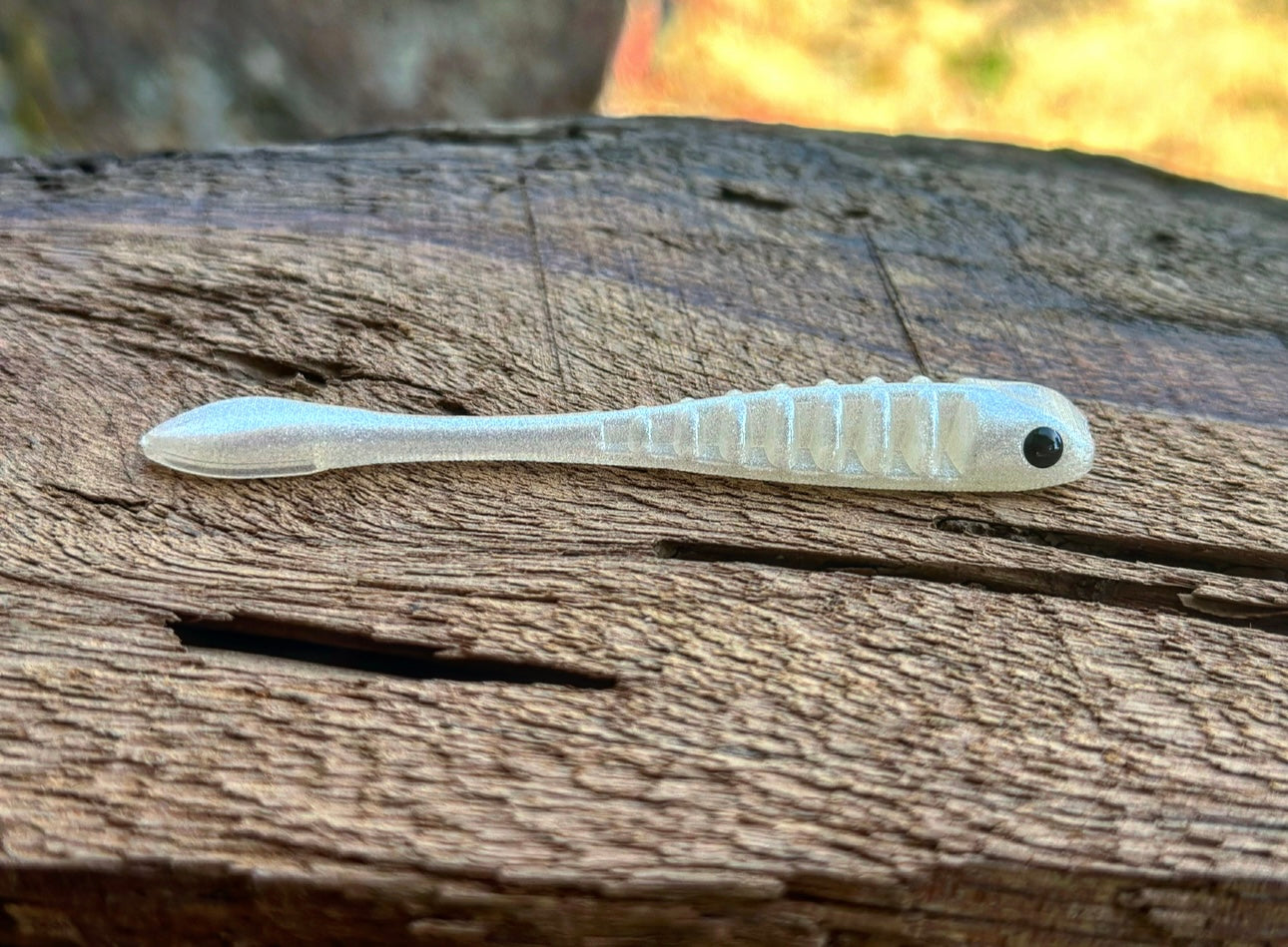 Fish or Die Gadsden hand-poured soft plastic bait - close-up detail