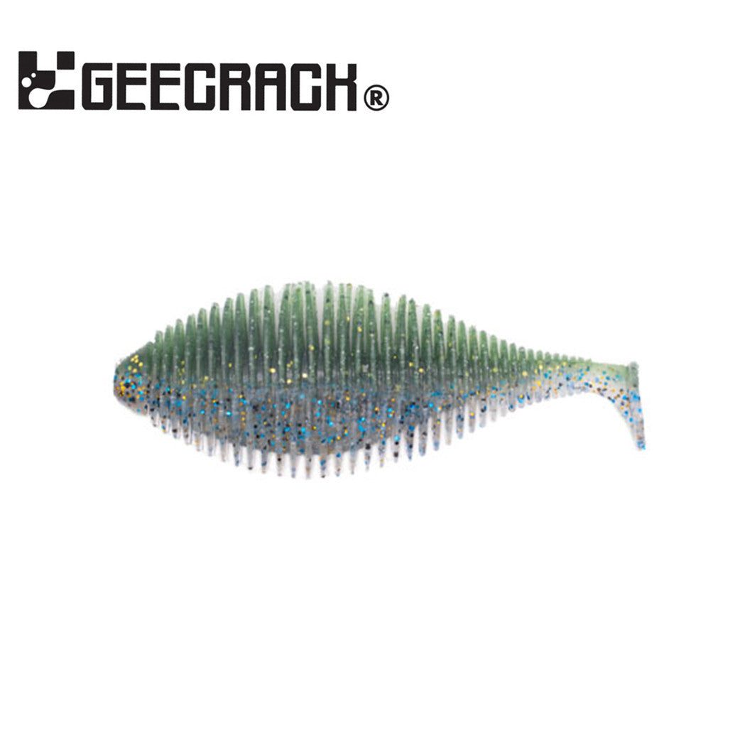 Geecrack Bellows Gill Swimmer 3.2" Japanese soft plastic bait - product photo