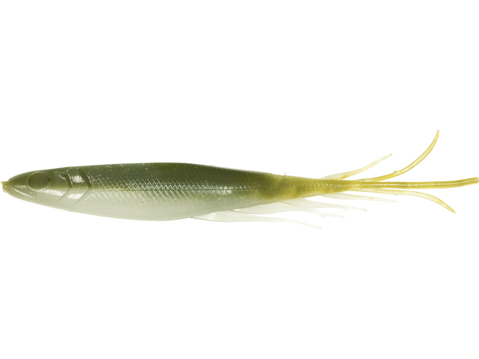 Hideup Judy Fish 5.2" Japanese soft plastic bait - side view