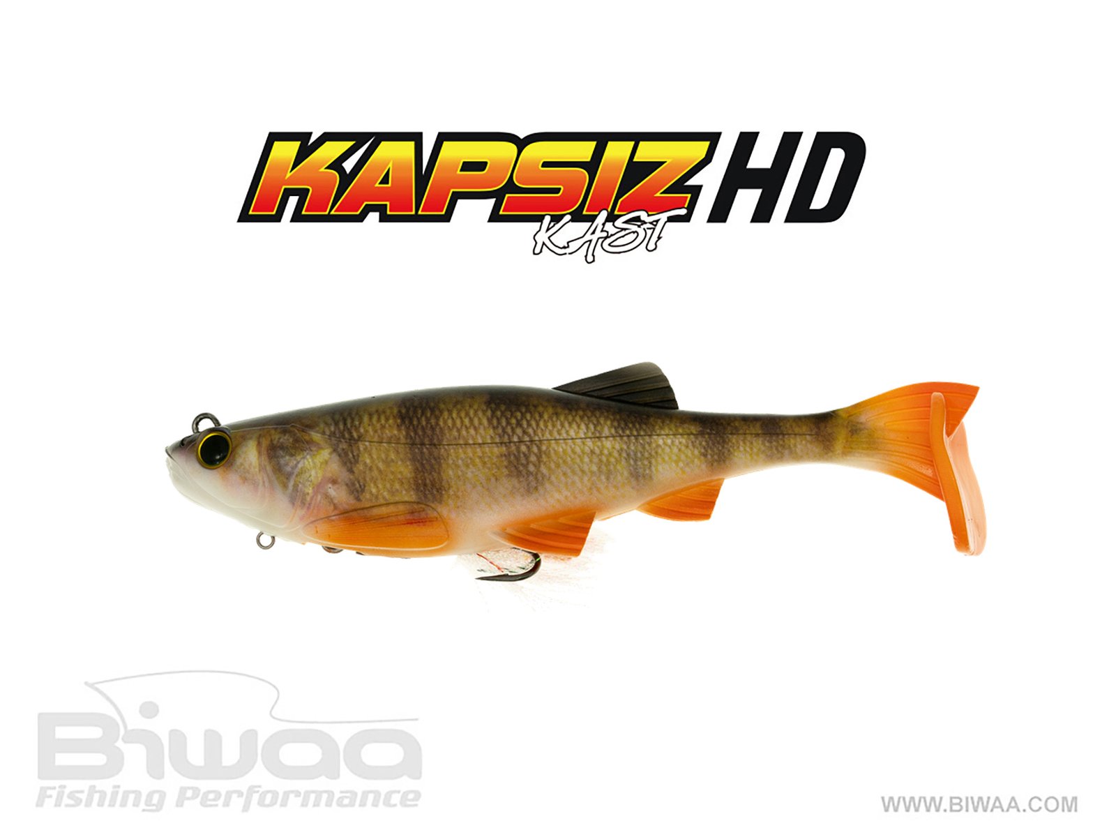 Biwaa Kapsiz Kast 6" (Rigged) French swimbait - side view