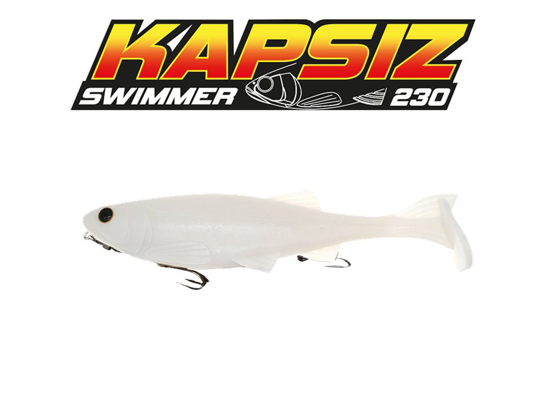 Biwaa Kapsiz Swimmer 9" (Stinger Rig) French swimbait - side view