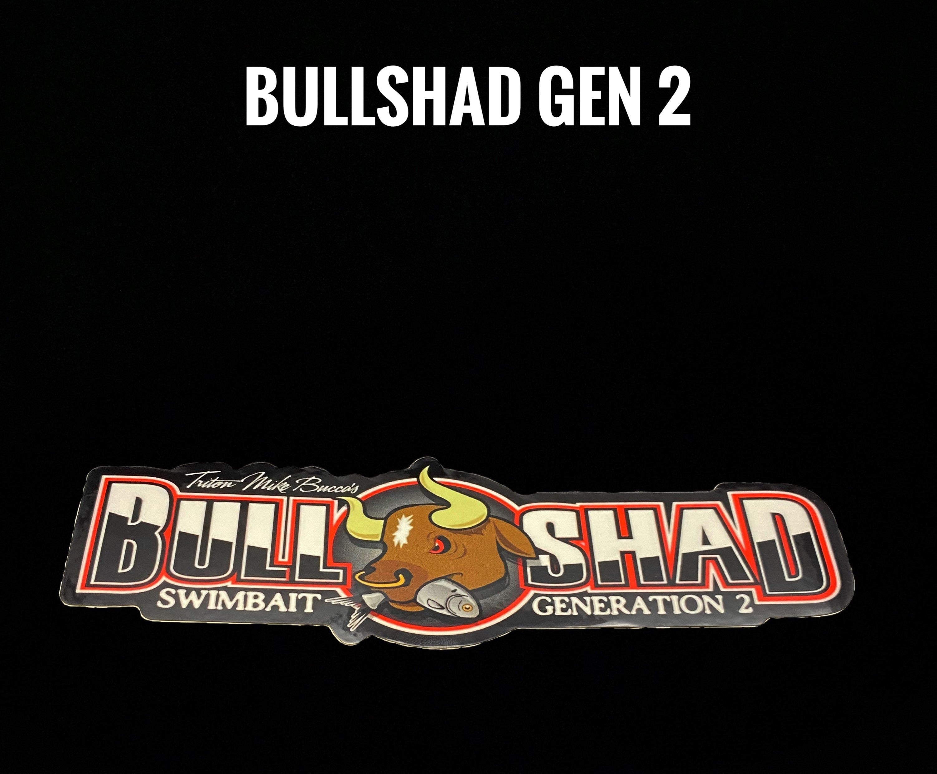New Bull Shad Gen 2 Sticker by Bull Shad Swimbaits product image 1 of 1