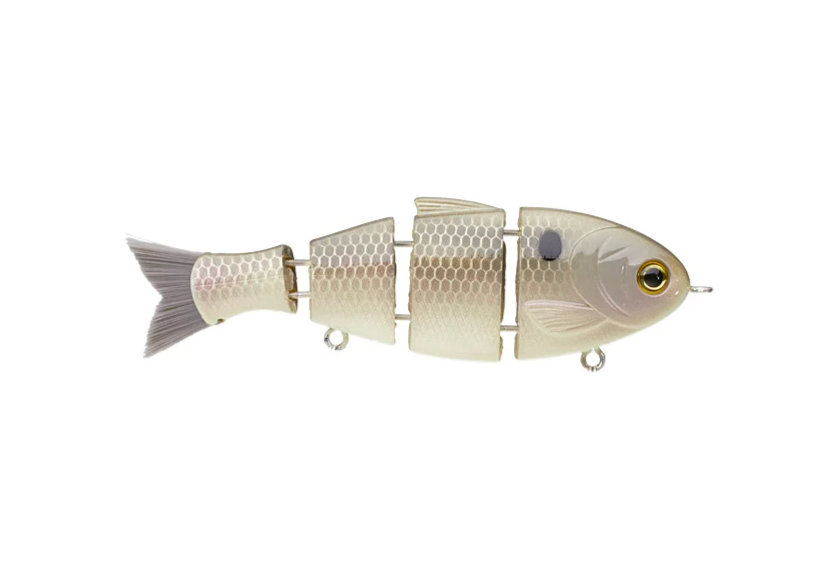 Mike Bucca Baby Bull Shad 3.75" handcrafted fishing lure - product photo