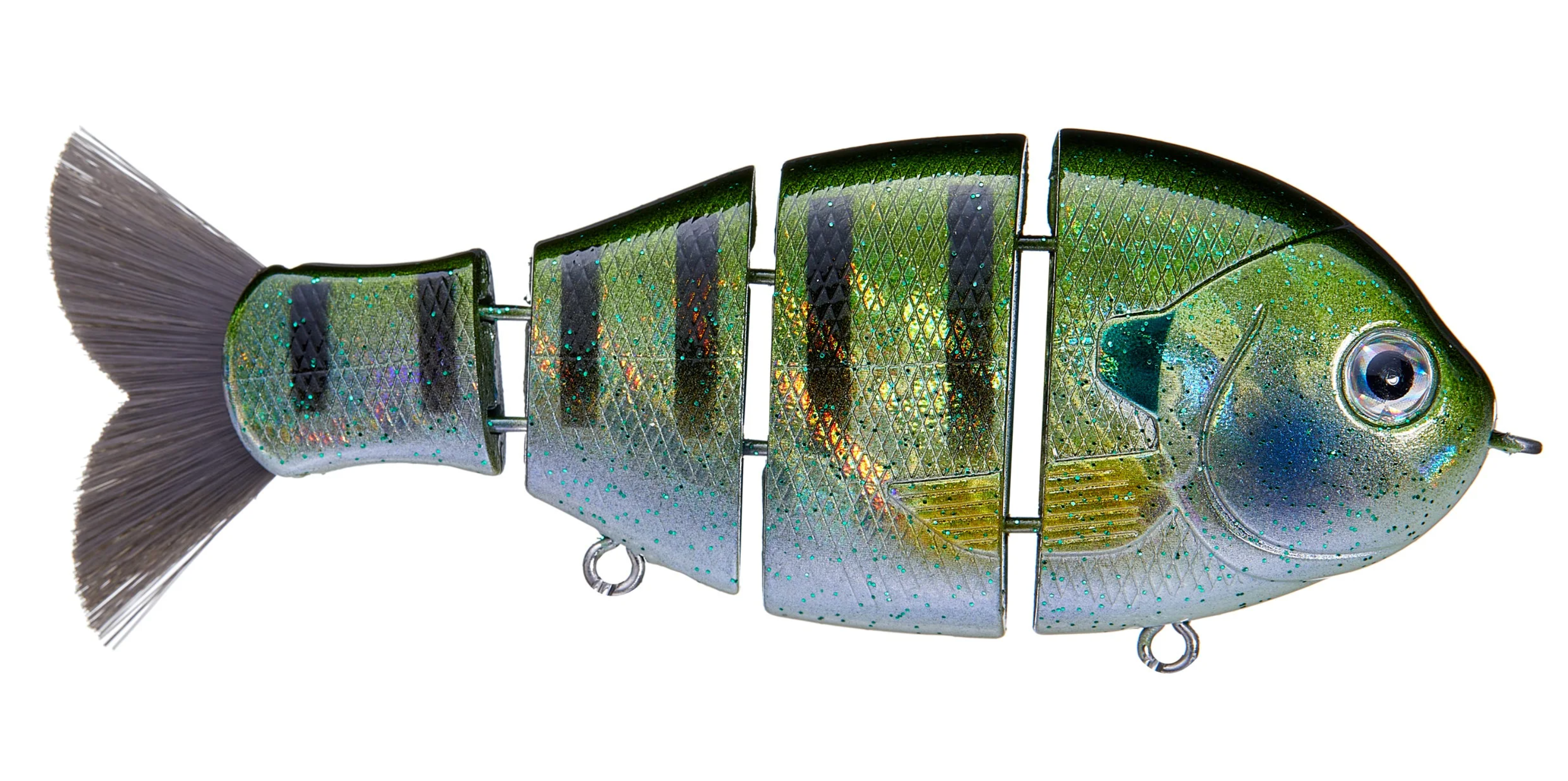 Mike Bucca Baby Bull Gill handcrafted fishing lure - side view