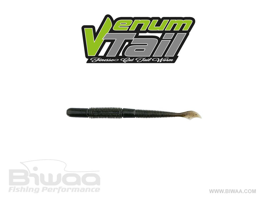 Biwaa Venum Tail 4" French soft plastic bait - close-up detail