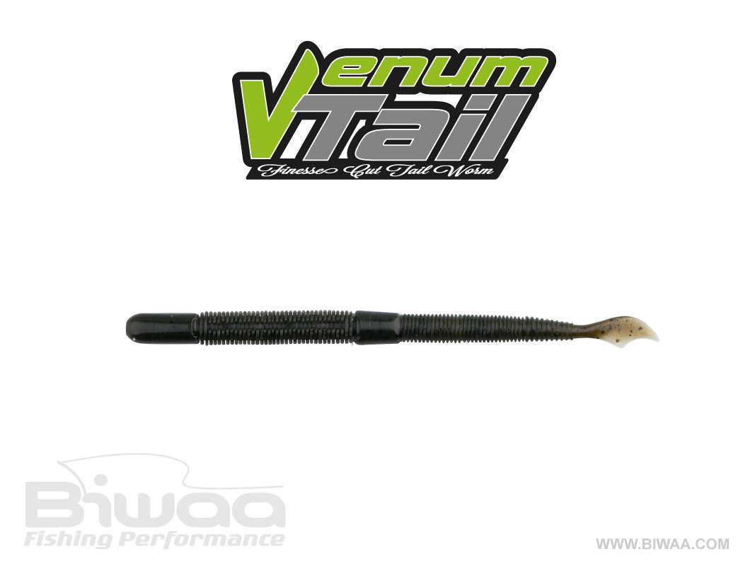 Biwaa Venum Tail 6.5" French soft plastic bait - side view