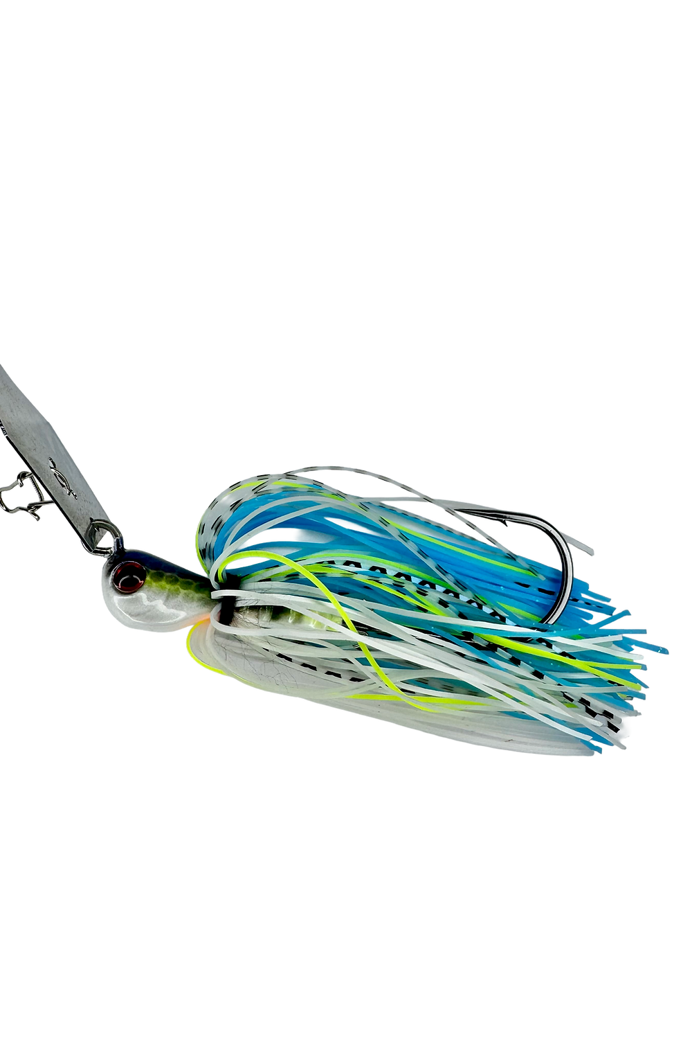 Hag's Hurricane Bladed Jig 3/8oz custom bass fishing tackle - side view