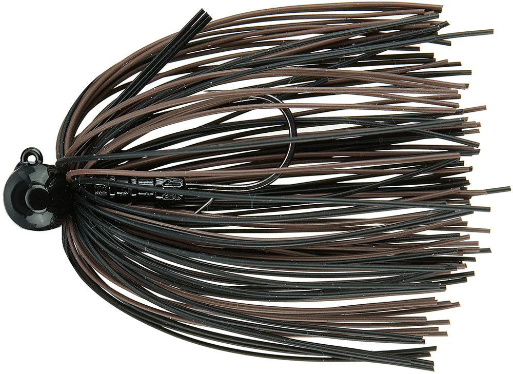 Hags Micro Jig - Black and Brown bass fishing tackle