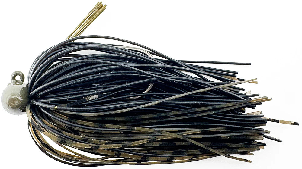 Hags Micro Jig - Green Pumpkin Black bass fishing tackle
