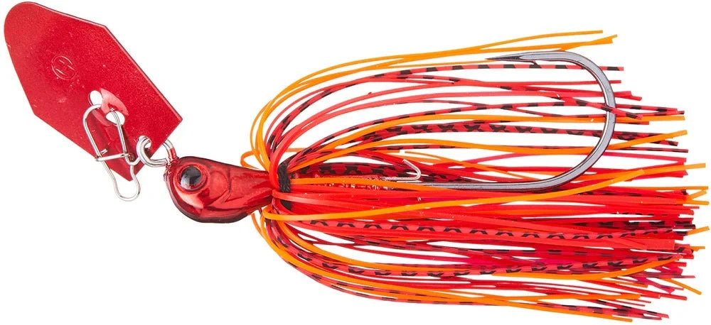 Hag's Hurricane Bladed Jig 3/8oz custom bass fishing tackle - in action