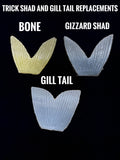 Trick Shad and Gill Replacement Tails by Bull Shad Swimbaits product image 1 of 8
