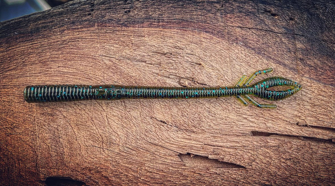 Fish or Die Musket hand-poured soft plastic bait - close-up detail