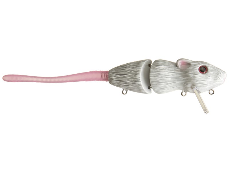 Bucca Brand Mike Bucca Baby Bull Rat handcrafted fishing lure - close-up detail