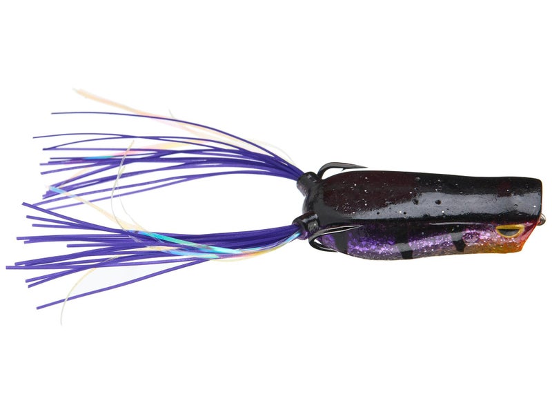 Hag's Jive Talker Rattling Popper Toad custom soft plastic bait - side view